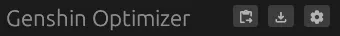 Genshin Optimizer Export